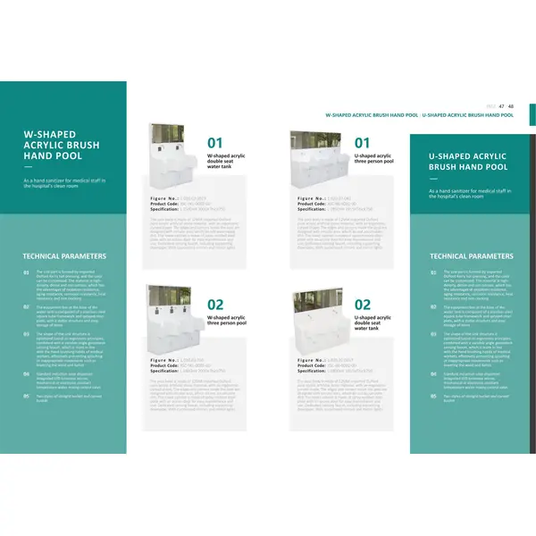 ACRYLIC utility hand wash sink price