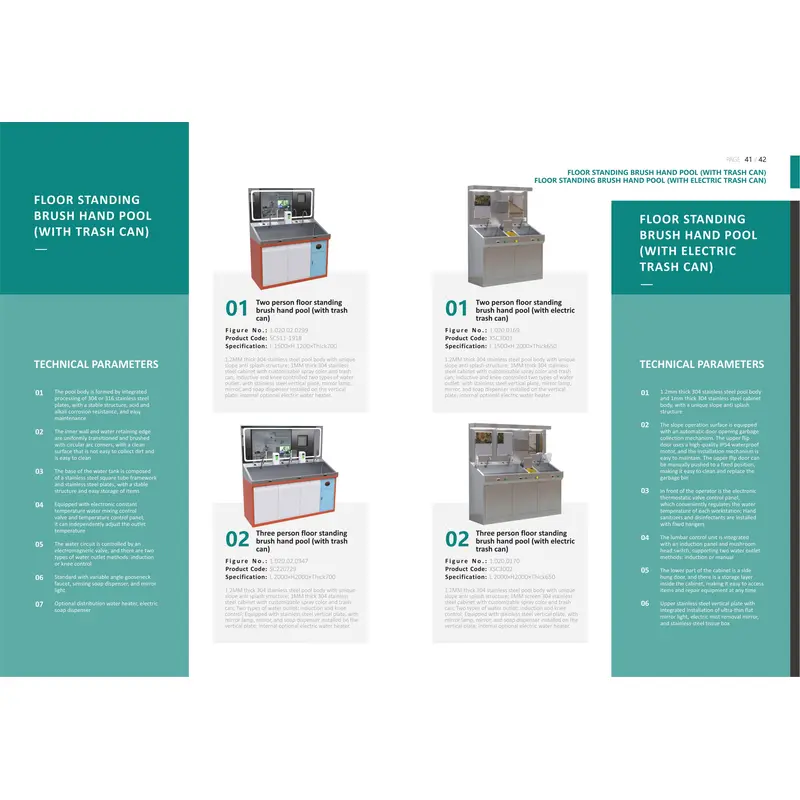 stainless steel utility hand wash sink price with electric trash can