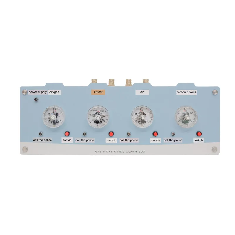 Gas Pressure Alarm Series Regional Gas Detection Alarm Box Can Customize Multiple Gases Sound and Light Warning Buzzer Mute