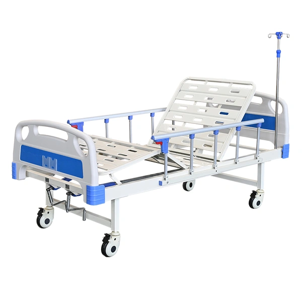 Functional bed FY-M02C with mattress and bedside cabinet