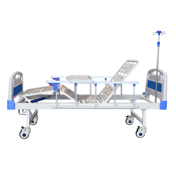 Functional bed FY-M02C with mattress and bedside cabinet