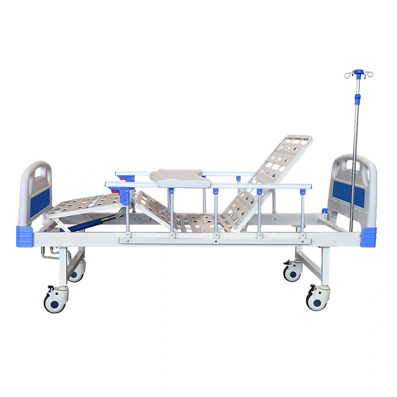 Functional bed FY-M02C with mattress and bedside cabinet