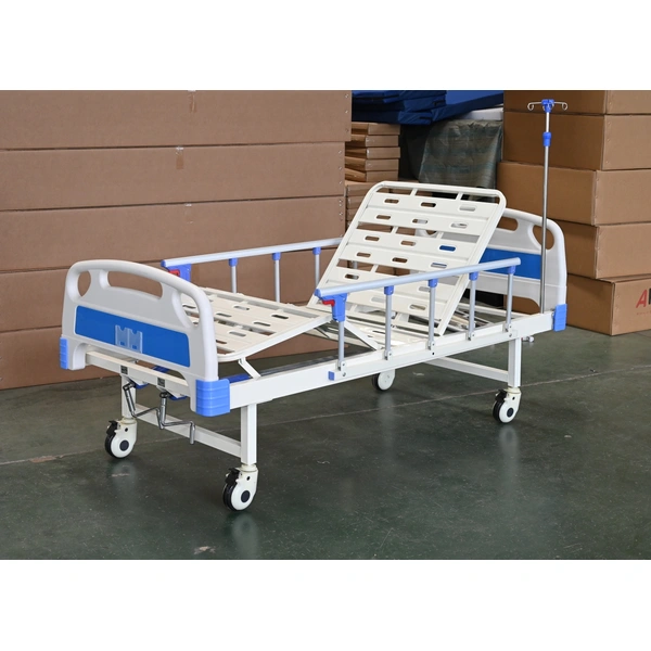 Functional bed FY-M02C with mattress and bedside cabinet