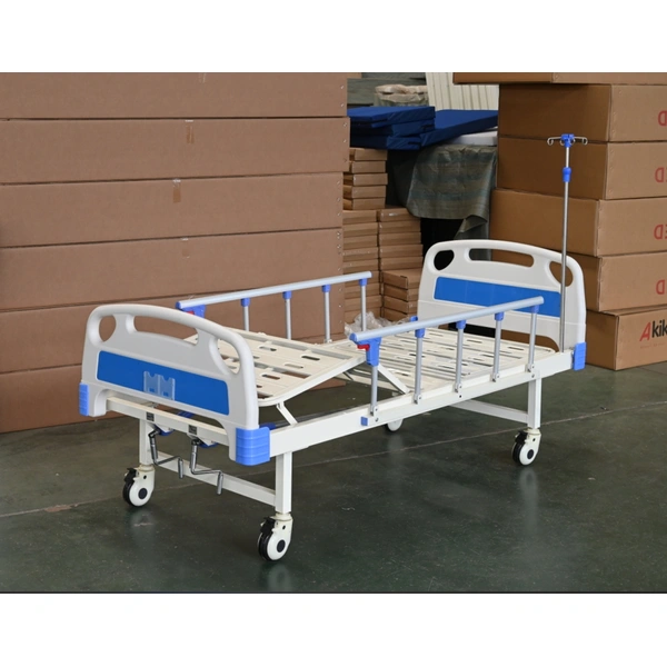 Functional bed FY-M02C with mattress and bedside cabinet