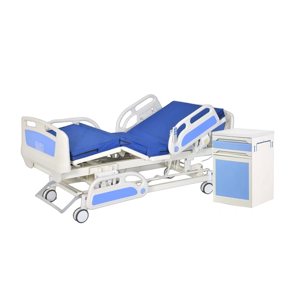 Functional bed FY-858 with mattress and bedside cabinet