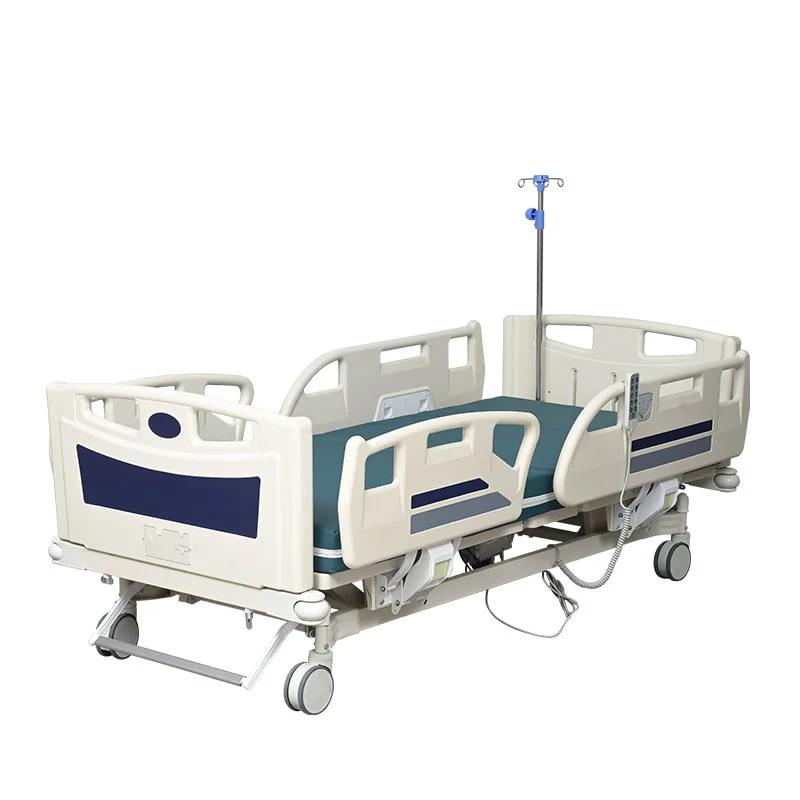 Functional bed FY-E03E with mattress and bedside cabinet