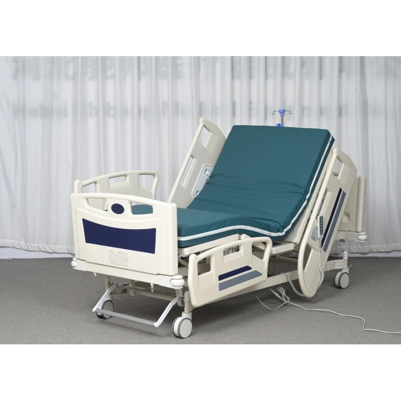 Functional bed FY-E03E with mattress and bedside cabinet