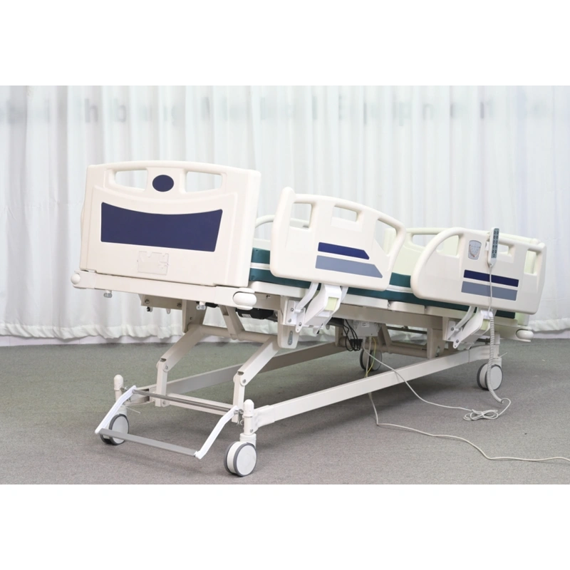 Functional bed FY-E03E with mattress and bedside cabinet