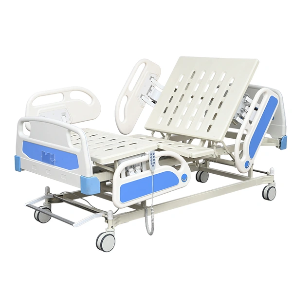 Functional bed FY-E03F with mattress and bedside cabinet