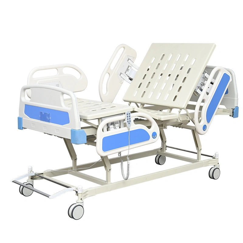 Functional bed FY-E03F with mattress and bedside cabinet