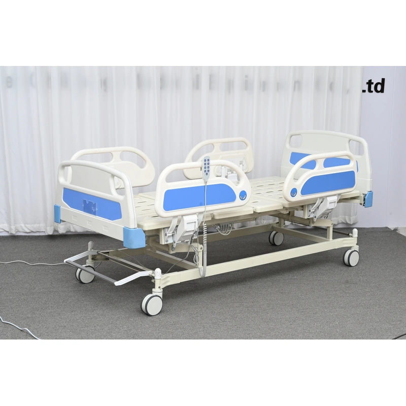 Functional bed FY-E03F with mattress and bedside cabinet