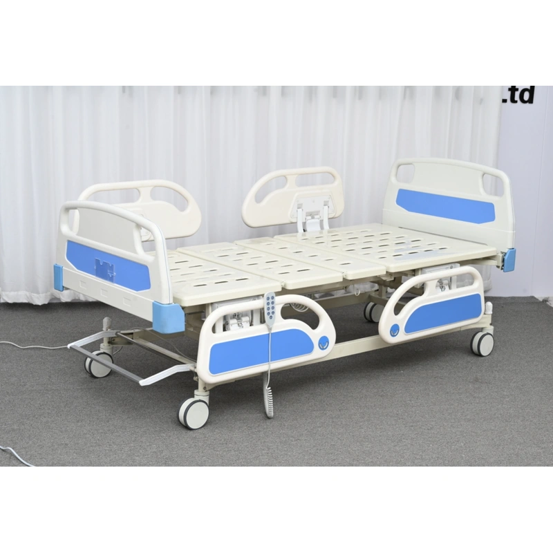 Functional bed FY-E03F with mattress and bedside cabinet