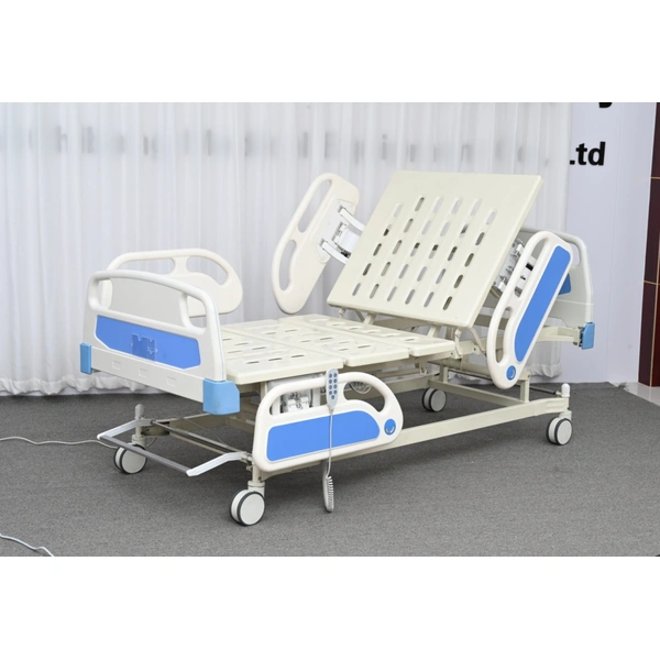 Functional bed FY-E03F with mattress and bedside cabinet