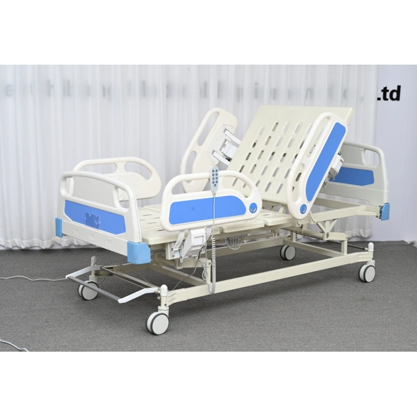 Functional bed FY-E03F with mattress and bedside cabinet