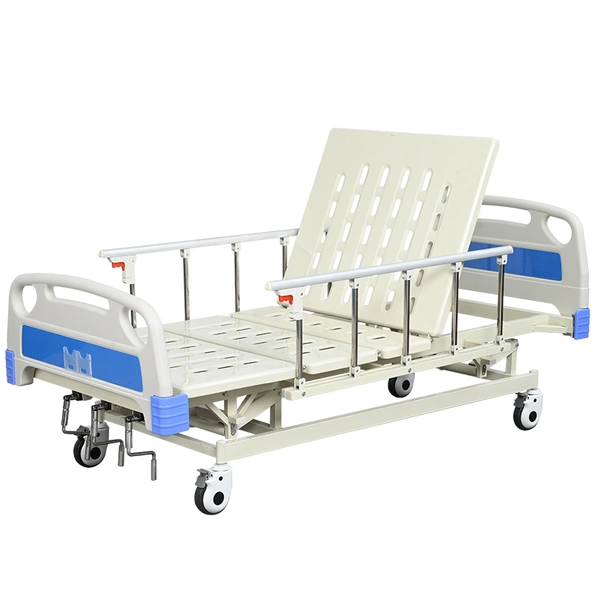 Functional bed FY-M03F with mattress and bedside cabinet