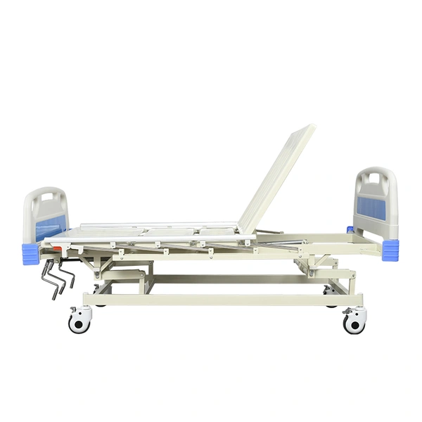 Functional bed FY-M03F with mattress and bedside cabinet