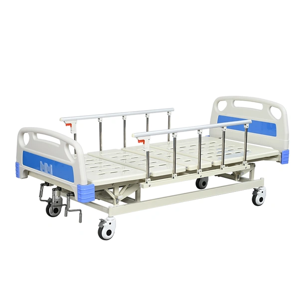 Functional bed FY-M03F with mattress and bedside cabinet