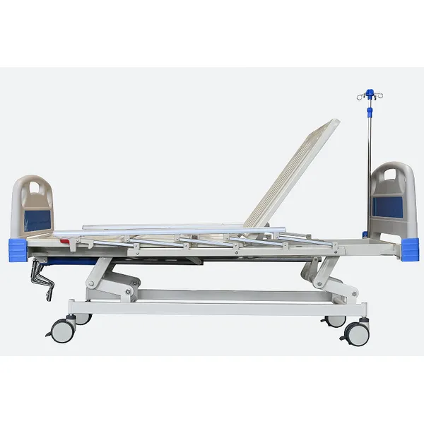 Functional bed FY-M03F with mattress and bedside cabinet