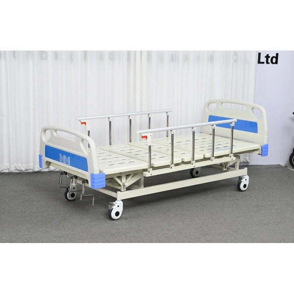 Functional bed FY-M03F with mattress and bedside cabinet