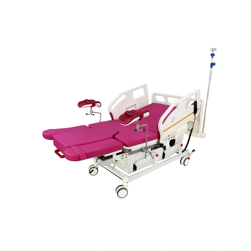 Electric Delivery Bed Hydraulic Lift Operating Table Rust-Proof Easy Clean Detachable Mattress Central Control Wheels