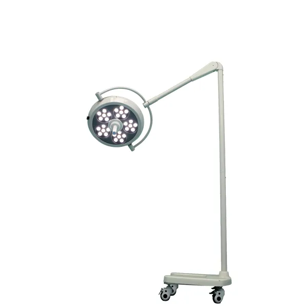 Operating Light Shadowless Surgical Lamp LED Cold Light Source Detachable Handle PLC System Rotary Switch Silent Brake Wheel
