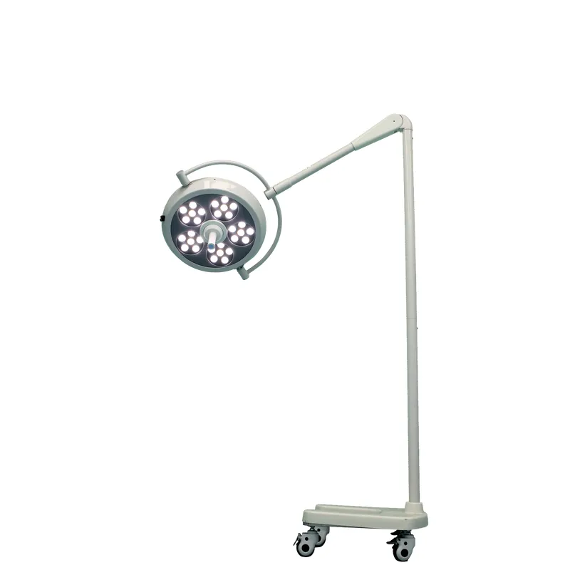Operating Light Shadowless Surgical Lamp LED Cold Light Source Detachable Handle PLC System Rotary Switch Silent Brake Wheel
