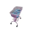 Luxury Gas Spring Lift Baby Bed Frame, Transparent Baby Basin Mattress, Easy to Move Casters, Noiseless, Can Tilt