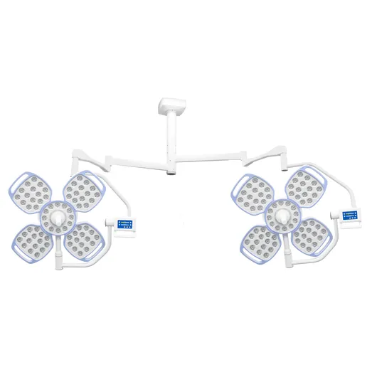 Geeta600+600 High CRI (Ra>95) Ceiling-Mounted LED surgical light with Touch screen