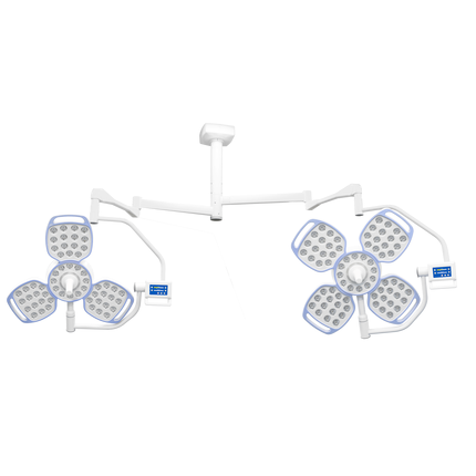 Geeta500+600 Wall-mounted 2-arm Touch screen LED shadowless lamp for Operating Room