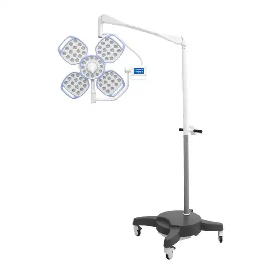Geeta600M High CRI (Ra>95) Color temperature adjustable Touch screen Mobile Floor-standing LED shadowless lamp for Operating Room