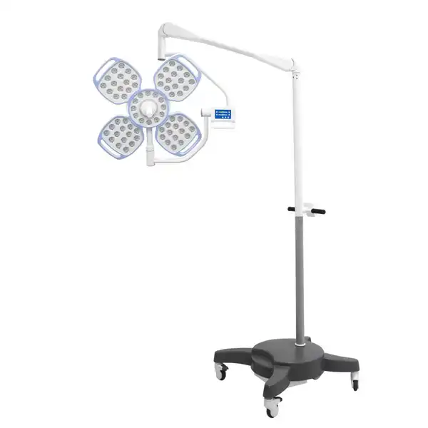 High CRI (Ra>95) Color temperature adjustable Touch screen Mobile Floor-standing LED shadowless lamp for Operating Room