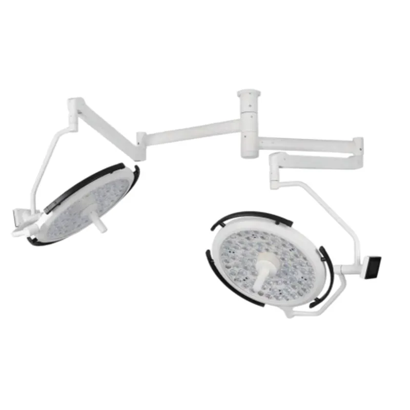 Ceiling-mounted Double-dome  LED Surgical Lamp Hospital Operation Theatre Light