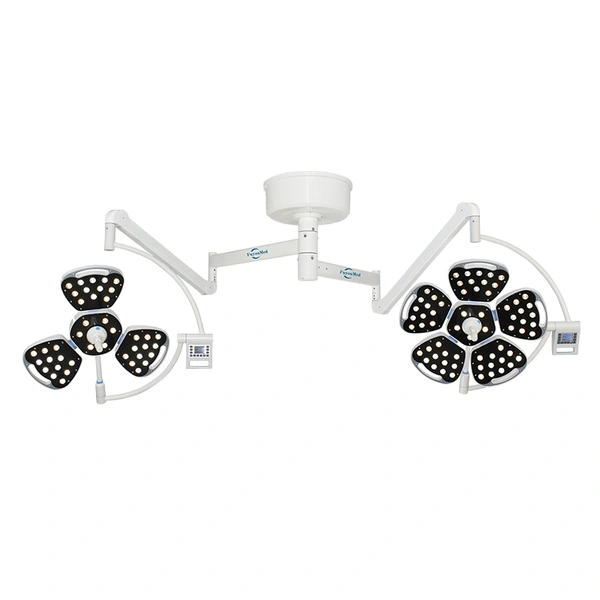 Double Lamp Head Ceiling-mounted LED Surgical Lamp Hospital Operation Theatre Light
