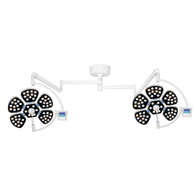 FY-5+5B Ceiling-mounted Double Lamp Head Surgical Lamp LED Shadowless Lamp for Hospital