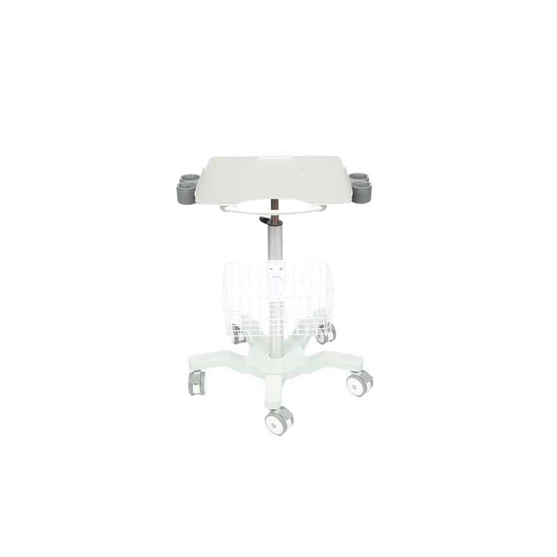 Height-adjustable Ultrasound Trolley