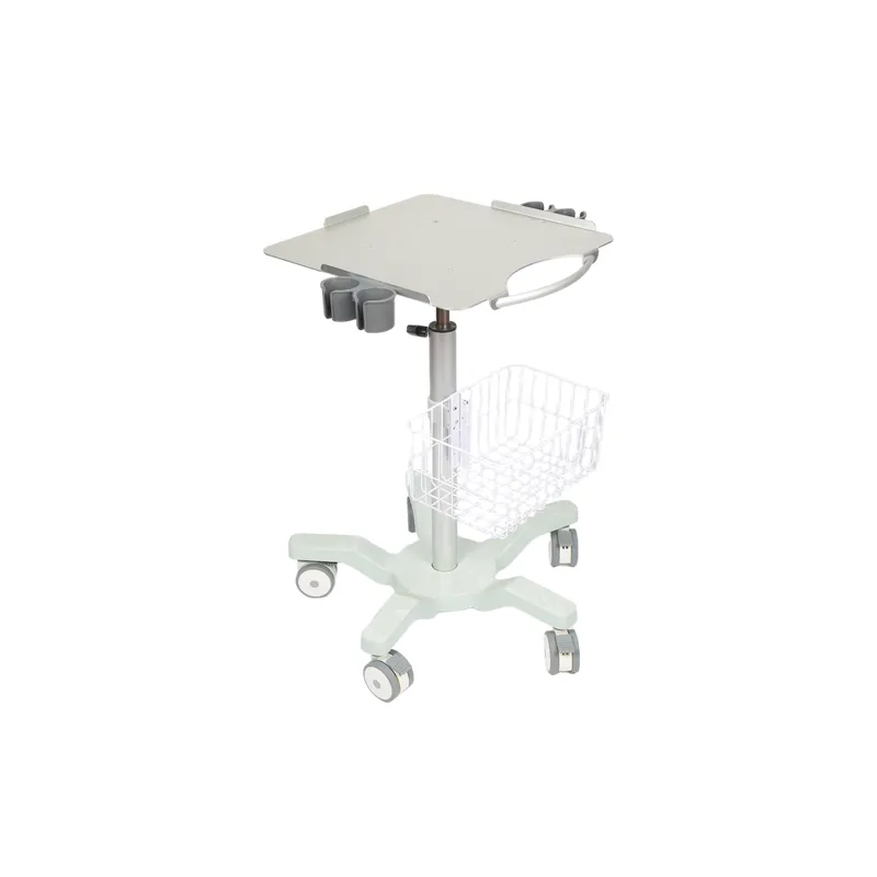 Height-adjustable Ultrasound Trolley