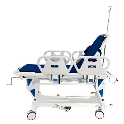 FY-OCT103 Transport Stretcher with Four Small Side Rails (Integrated Plastic Base Cover)