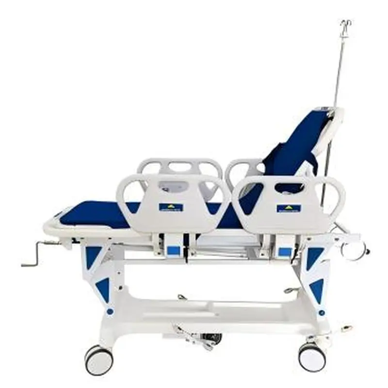 FY-OCT103 Transport Stretcher with Four Small Side Rails (Integrated Plastic Base Cover)