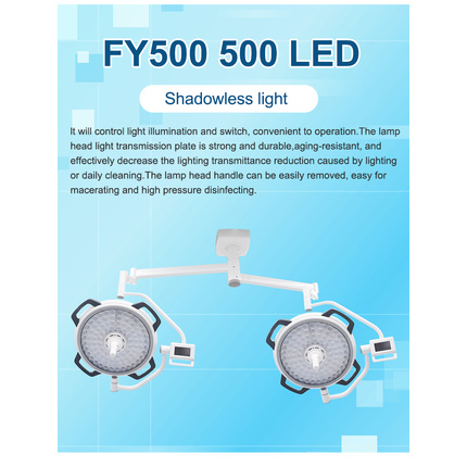 Woosn800+800 Operating Room Equipment ENDO R9 Function Adjustable Color Temperature LED surgical ceiling mounted light