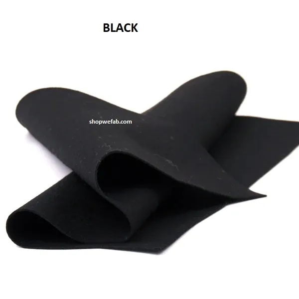 Wefab Fleece Fabric Non-Woven Multicolors 180 GSM Felt Cloth for Bag