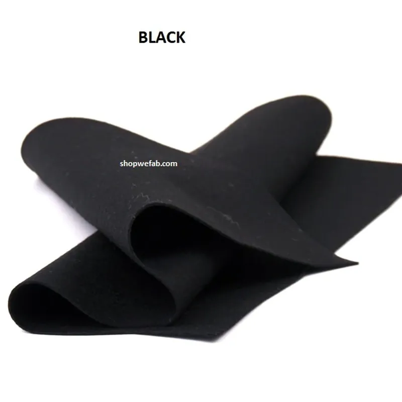 Wefab Fleece Fabric Non-Woven Multicolors 180 GSM Felt Cloth for Bag
