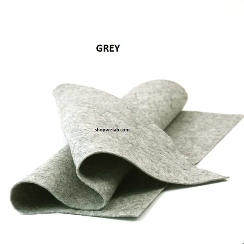 Wefab Fleece Fabric Non-Woven Multicolors 180 GSM Felt Cloth for Bag