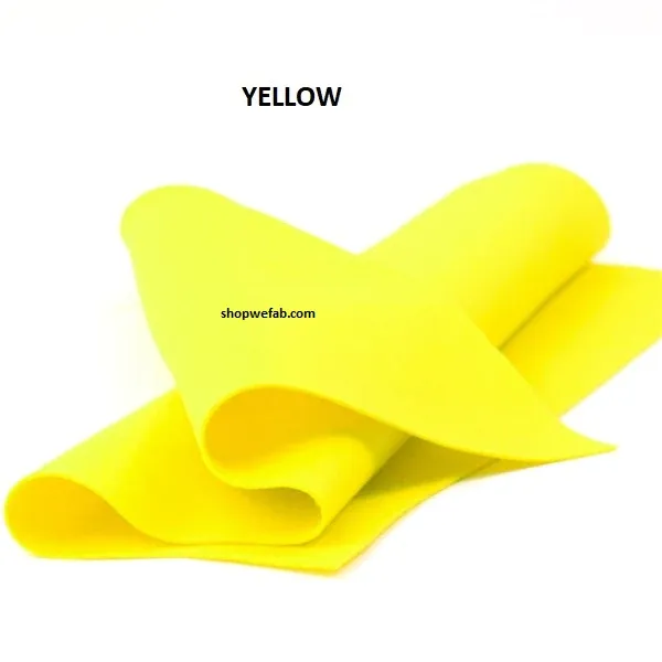 Wefab Fleece Fabric Non-Woven Multicolors 180 GSM Felt Cloth for Bag