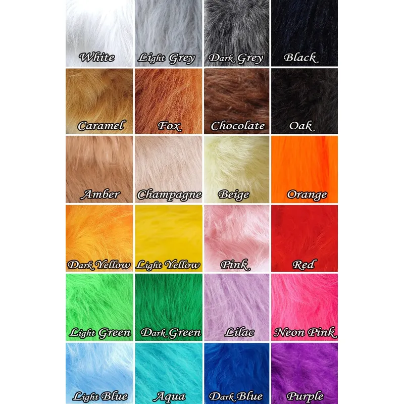 YufengFur Fabric Plush Soft Faux