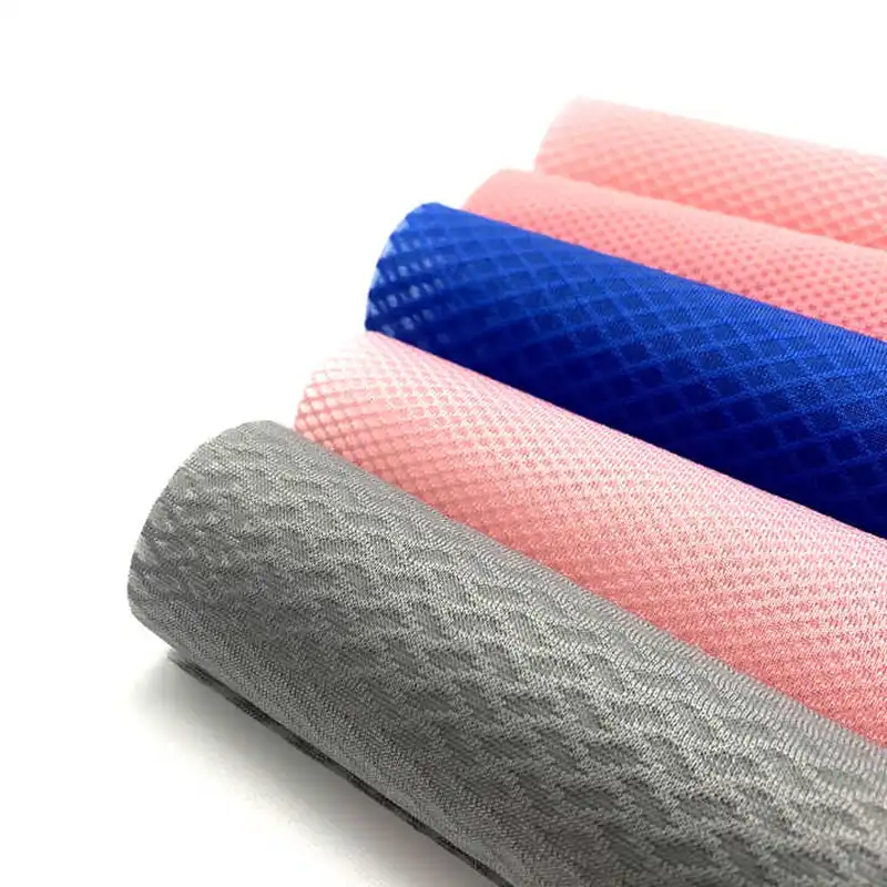 Manufacturer Breathable 100% polyester shoe upper garment lining mesh fabrich