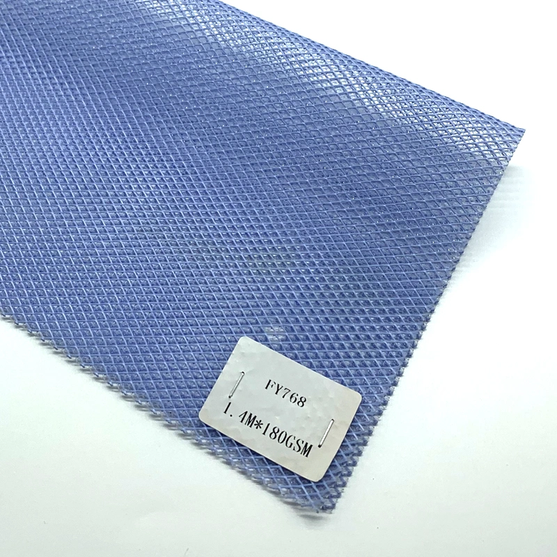 Good quality Solid Color polyester garment backpack shoe lining mesh fabric