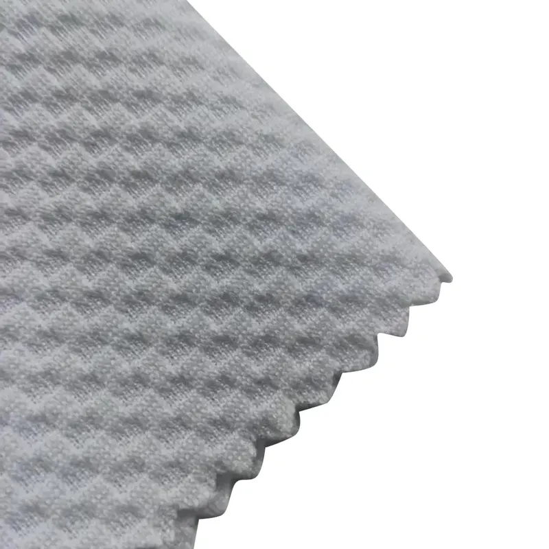 Custom wholesale Premium quality Plain Dyed 3d Knitted Spacer Air Mesh Fabric For Shoes