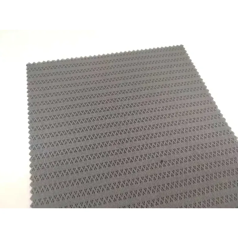 High quality polyester spandex leggings honeycomb space layer fabric with good air permeability