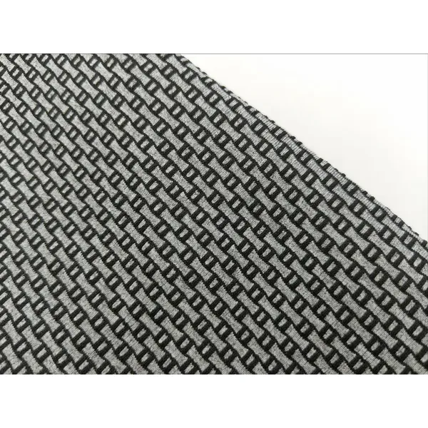 Space layer embossed polyester spandex sports knitted pointelle fabric pointelle fabric Shoe fabric
