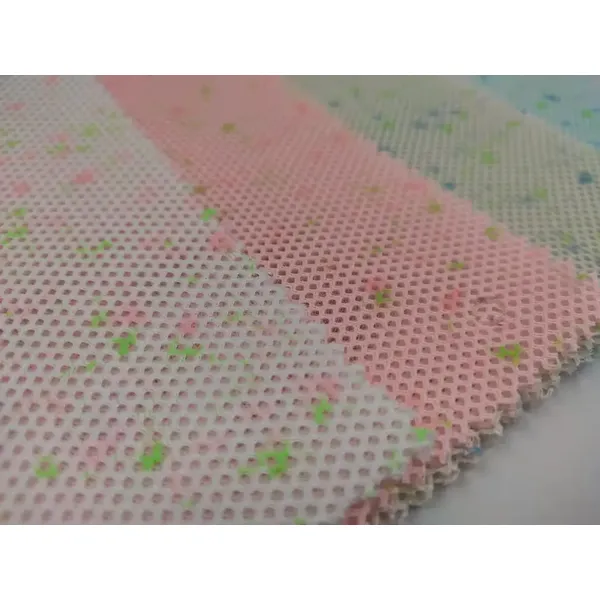 Fabric with rough feel Luminous fabric 100 Polyester fabric Net cloth Luminous mesh cloth